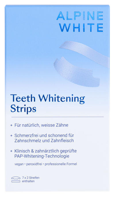 ALPINE WHITE Whitening zobu balināšanas plāksnītes, 7 gab. - 1