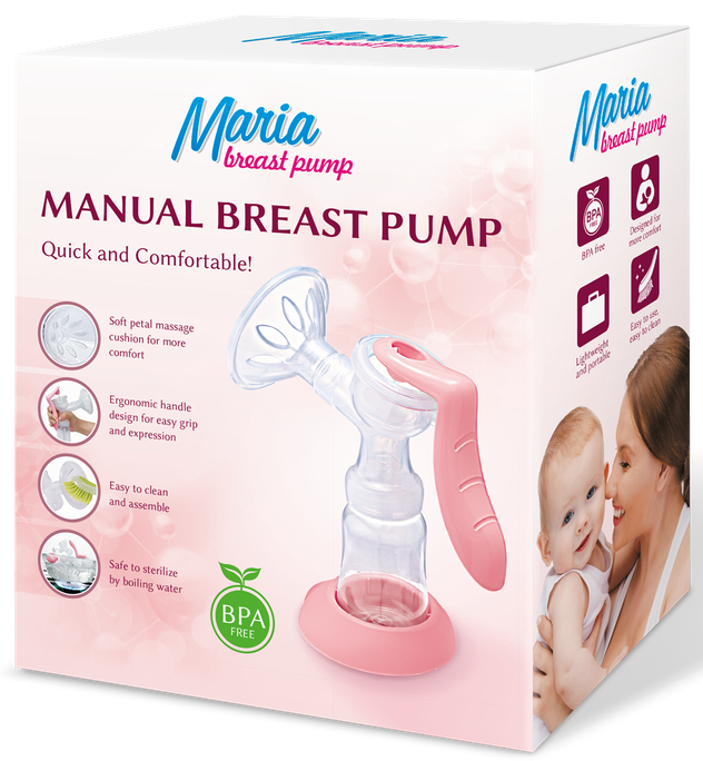 MARIA Breast Pump manuālais piena pumpis, 1 gab. - 1