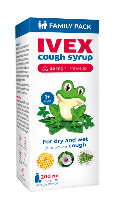 IVEX Family Pack Cough sīrups, 200 ml - 1