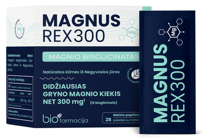 BIOFARMACIJA Magnus Rex300 paciņas, 28 gab. - 1