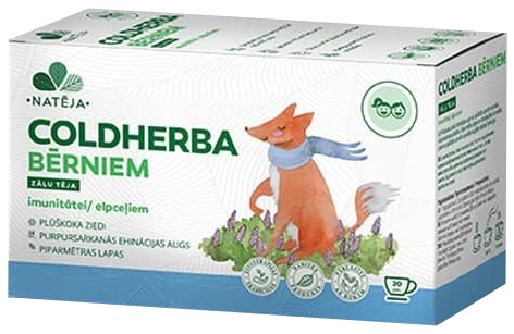 NATĒJA Coldherba Bērniem tēja maisiņos, 20 gab. - 1