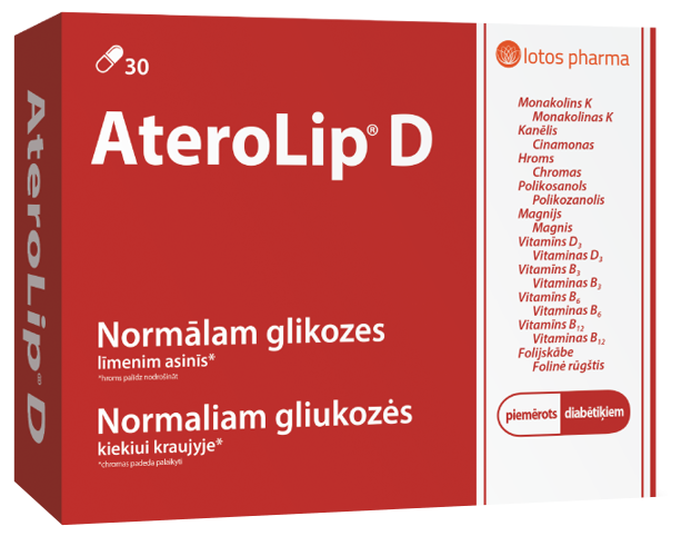ATEROLIP D kapsulas, 30 gab. - 1