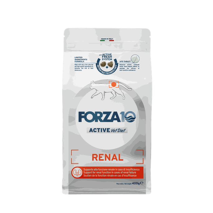FORZA10 Active Vetdiet Cat Renal, Kaķiem sausā barība, 400 g - 1