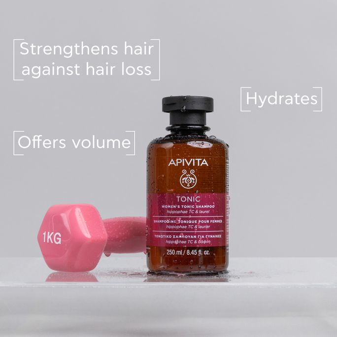 APIVITA Women's Tonic, Hippophae TC & Bay Laurel šampūns, 250 ml - 2