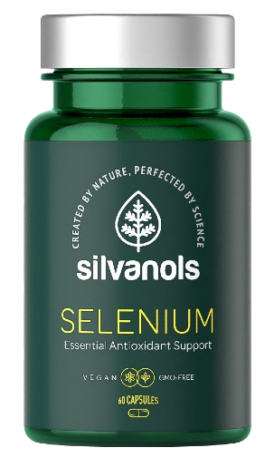SILVANOLS Premium Selenium kapsulas, 60 gab. - 1
