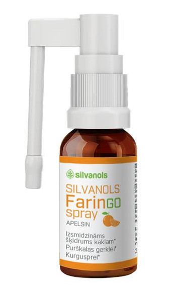 FARINGOSPRAY Apelsīnu sprejs, 20 ml - 2