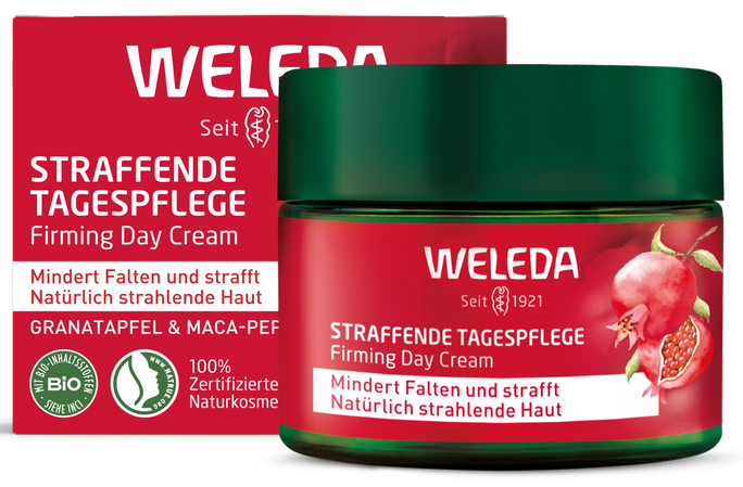 WELEDA Pomegranate & Maca Root Nostiprinošs Dienas sejas krēms, 40 ml - 2
