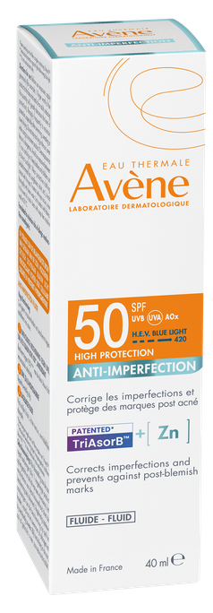 AVENE Sun Anti Imperfection SPF 50 fluīds, 40 ml - 2