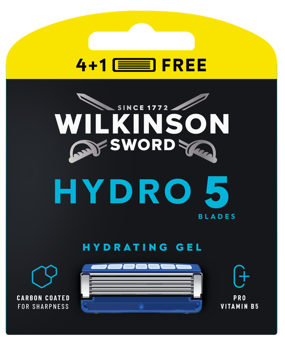 WILKINSON SWORD Hydro5 (4+1) maiņas kasetnes + skuvekļu maināmās kasetnes, 5 gab. - 1