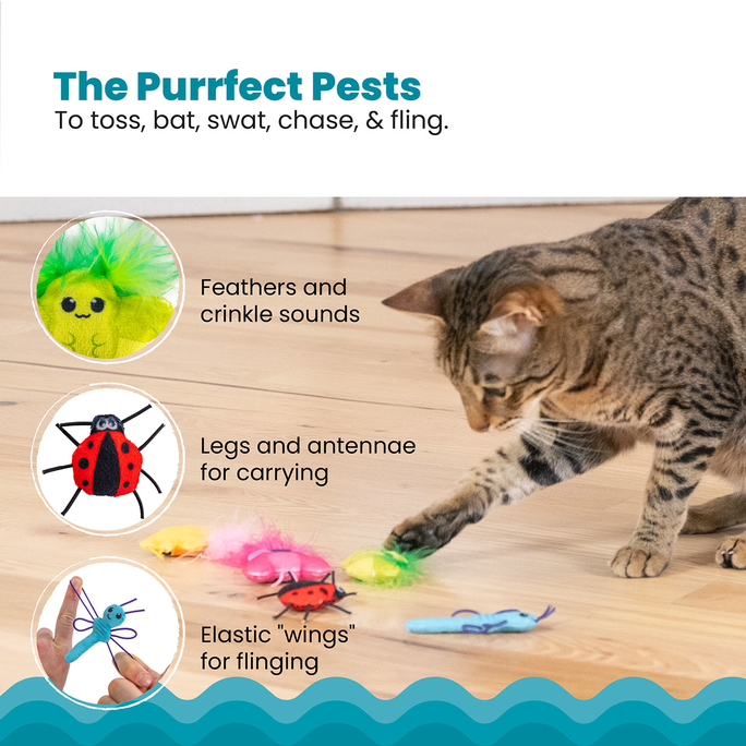CATSTAGES Cute a Bug 6gb, Daudzkrāsainas rotaļlieta, - 4