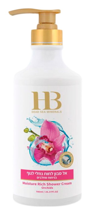 HEALTH&BEAUTY Dead Sea Minerals Orchid dušas krēms, 780 ml - 1
