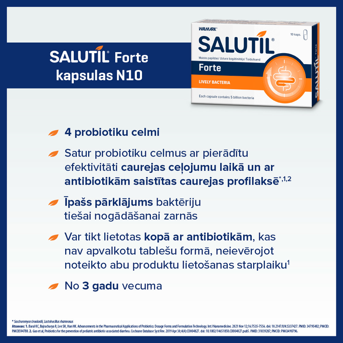 SALUTIL Forte kapsulas, 10 gab. - 3