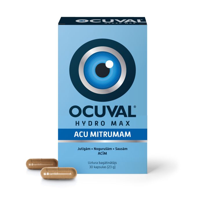 OCUVAL Hydro Max kapsulas, 30 gab. - 2