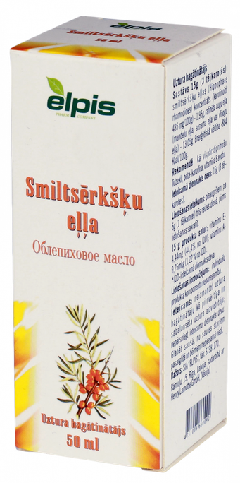 ELPIS Smiltsērkšķu eļļa, 50 ml - 1