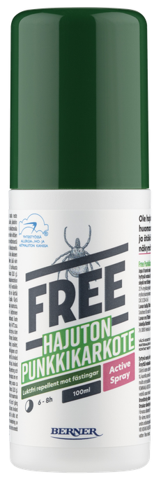 FREE Active priemonė atbaidanti vabzdžius, 100 ml - 1