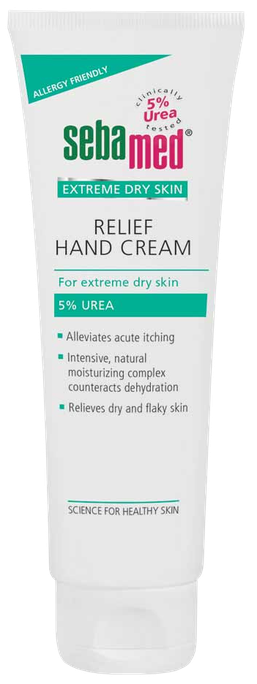 SEBAMED Extreme Dry Skin Urea 5% rankų kremas, 75 ml - 1