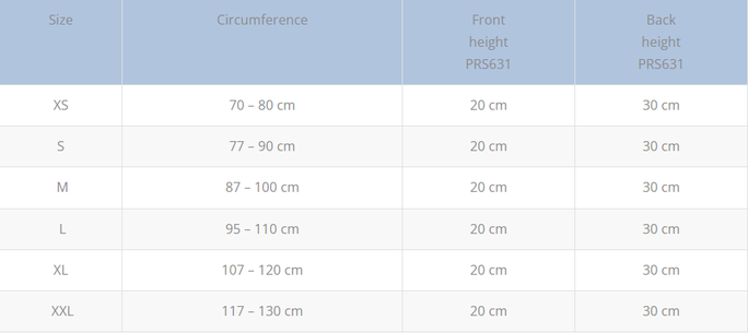 PRIM Spine Modular High (XXL) muguras ortoze, 1 gab. - 3