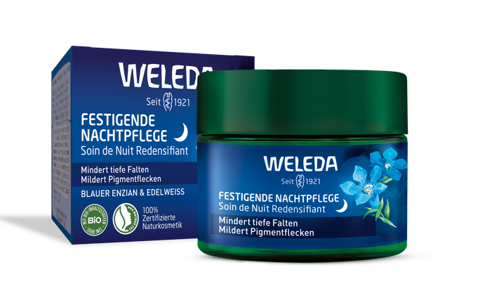 WELEDA Blue Gentian & Edelweiss Rejuvenating Night sejas krēms, 40 ml - 1