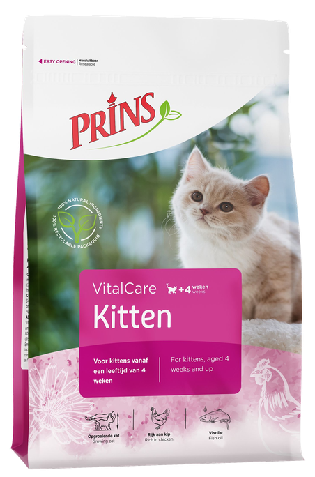 PRINS VitalCare Kitten sausā barība, 10 kg - 1