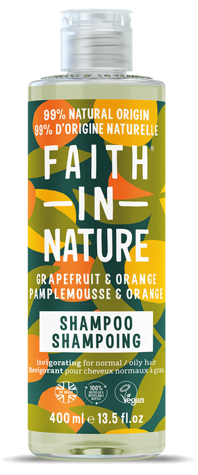 FAITH IN NATURE Grapefruit & Orange šampūns, 400 ml - 1