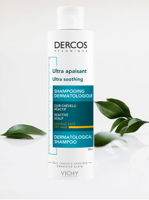 VICHY Dercos Ultra Soothing šampūns, 200 ml - 2
