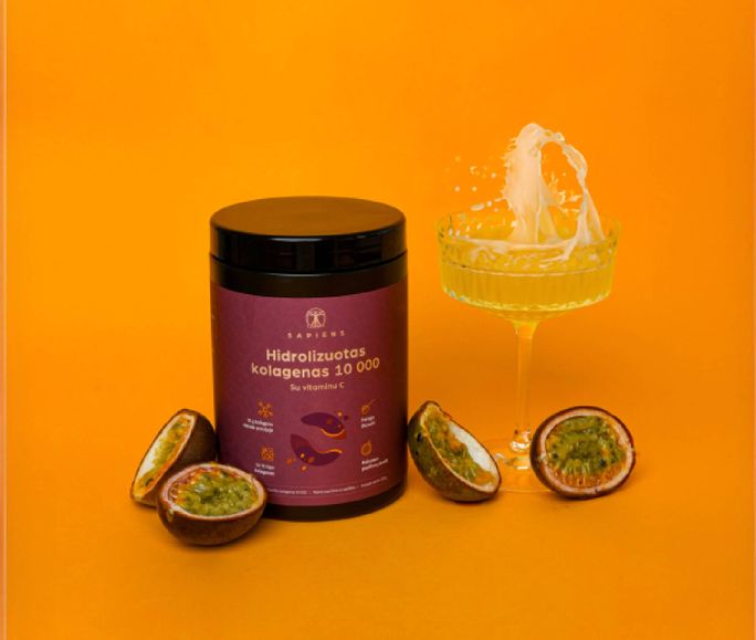 SAPIENS Hidrolizuotas Kolagenas 10000 milteliai, 330 g - 5