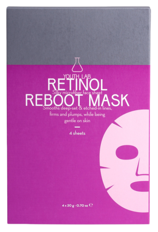 YOUTH LAB Retinol Reboot sejas maska, 4 gab. - 1