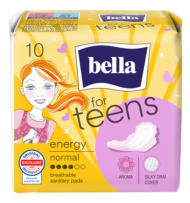BELLA Teens Ultra Energy higiēniskās paketes, 10 gab. - 1