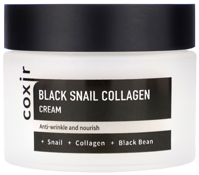 COXIR Black Snail Collagen sejas krēms, 50 ml - 1
