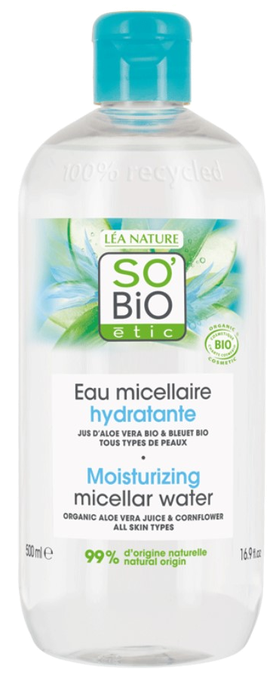 SO BIO ETIC Moisturizing micelārais ūdens, 500 ml - 1