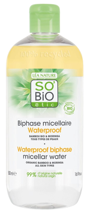SO BIO ETIC Biphase micelārais ūdens, 500 ml - 1