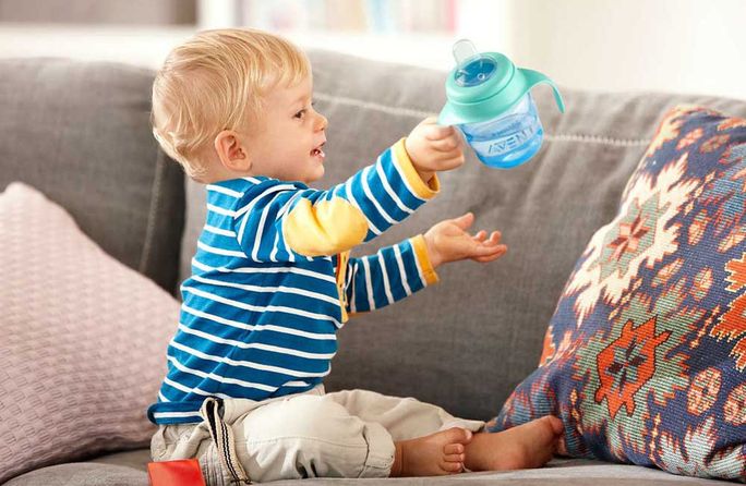 PHILIPS Avent Easy Sip 6m+, 200 ml (zaļa) krūzīte ar rokturiem, 1 gab. - 5