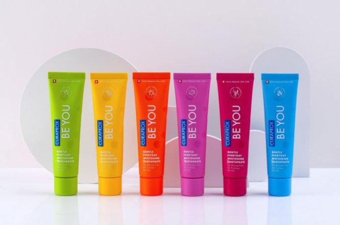 CURAPROX BE YOU Džins ar toniku + hurma, balinoša zobu pasta, 60 ml - 4