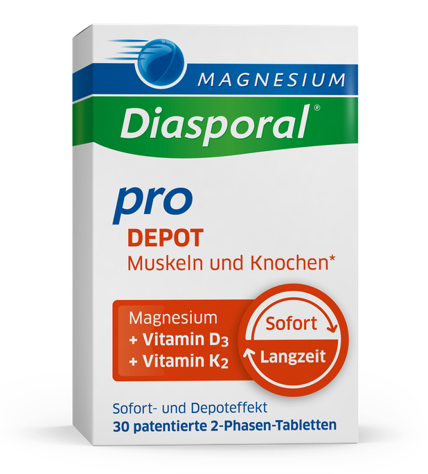 MAGNESIUM DIASPORAL Pro Depot Muskuļiem Un Kauliem tabletes, 30 gab. - 3