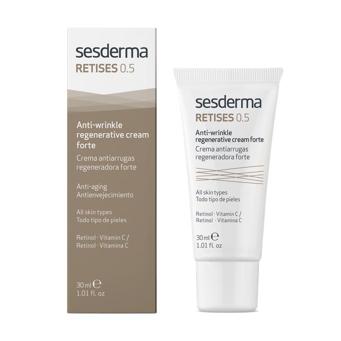 SESDERMA Retises 0.5 Antiwrinkle, drėkinantis ir stangrinantis veido kremas, 30 ml - 2