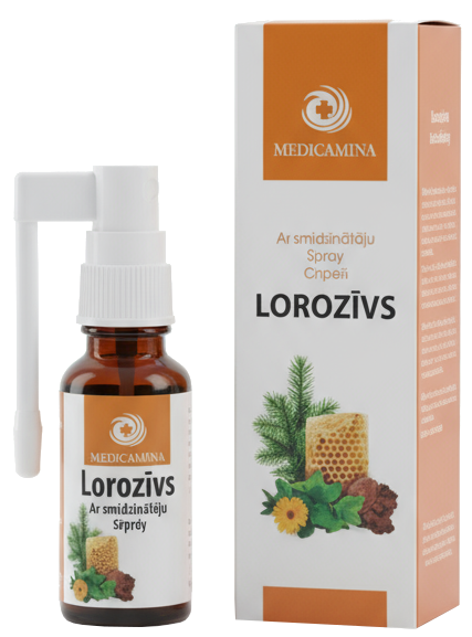 LOROZĪVS Kakla aerosols, 20 ml - 1