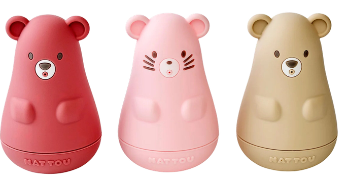 NATTOU Bath Toys (rozā) komplekts, 1 gab. - 1