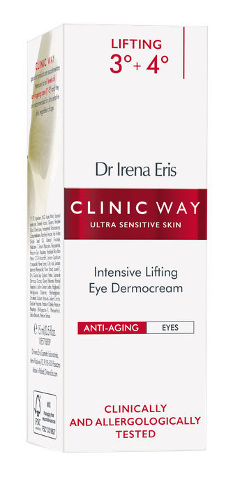 CLINIC WAY 3+4 Lifting acu krēms, 15 ml - 2