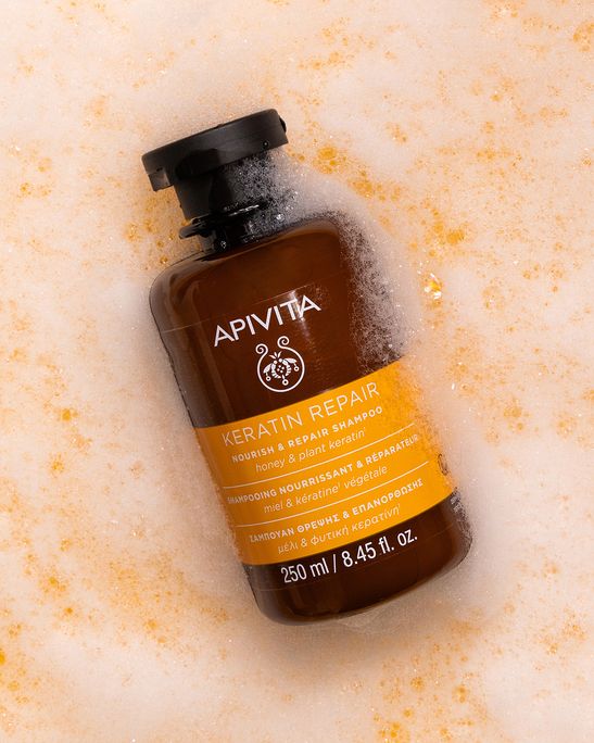 APIVITA Nourish & Repair Keratin Repair šampūns, 250 ml - 2