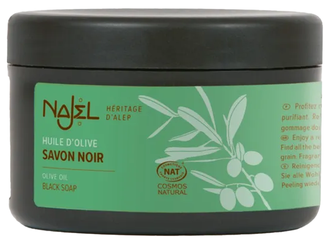 NAJEL Black Soap Without Perfume ziepes, 200 ml - 1