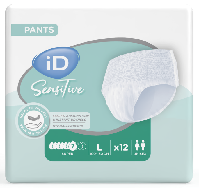 ID Sensitive Pants Super L (100-150 cm) biksītes, 12 gab. - 1