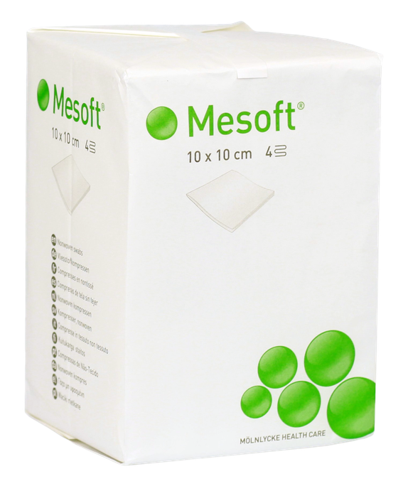 MESOFT 10x10 cm salvetes, 100 gab. - 1