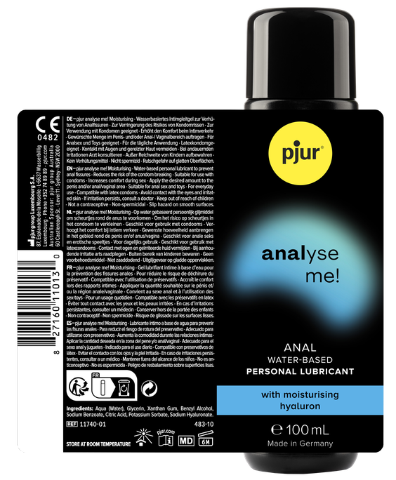 PJUR Analyse Me! Moisturizing Anal Glide lubrikants, 100 ml - 2