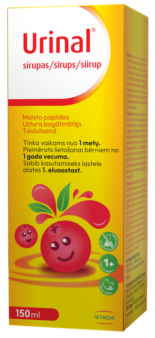 URINAL sīrups, 150 ml - 1