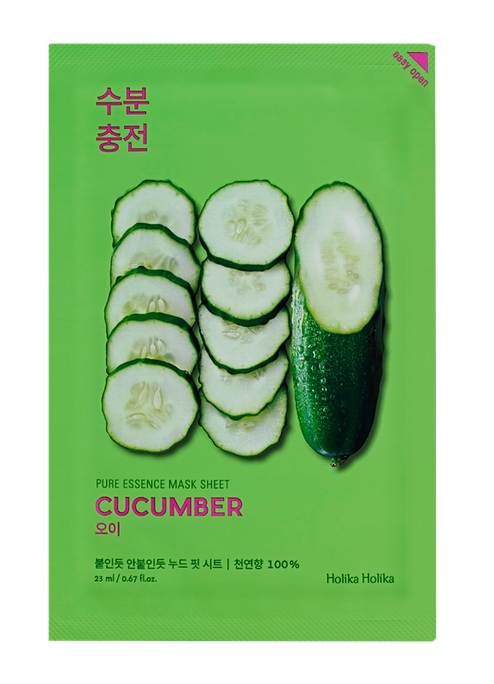 HOLIKA HOLIKA Pure Essence Cucumber sejas maska, 23 ml - 1