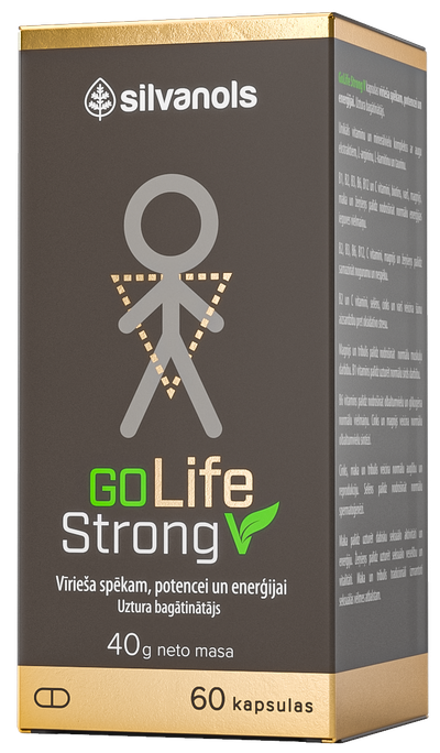 SILVANOLS GoLife Strong V kapsulas, 60 gab. - 1