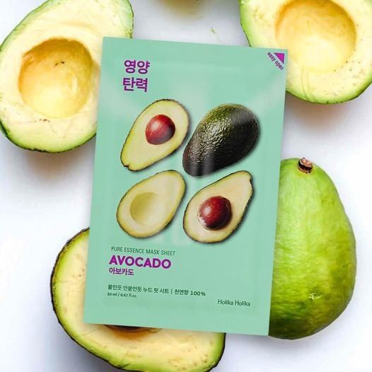HOLIKA HOLIKA Pure Essence Avocado sejas maska, 23 ml - 2