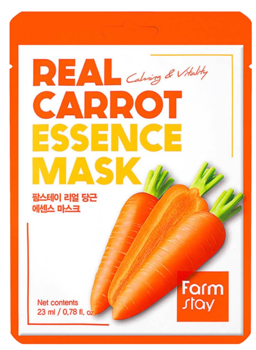 FARMSTAY Real Carrot auduma sejas maska, 1 gab. - 1