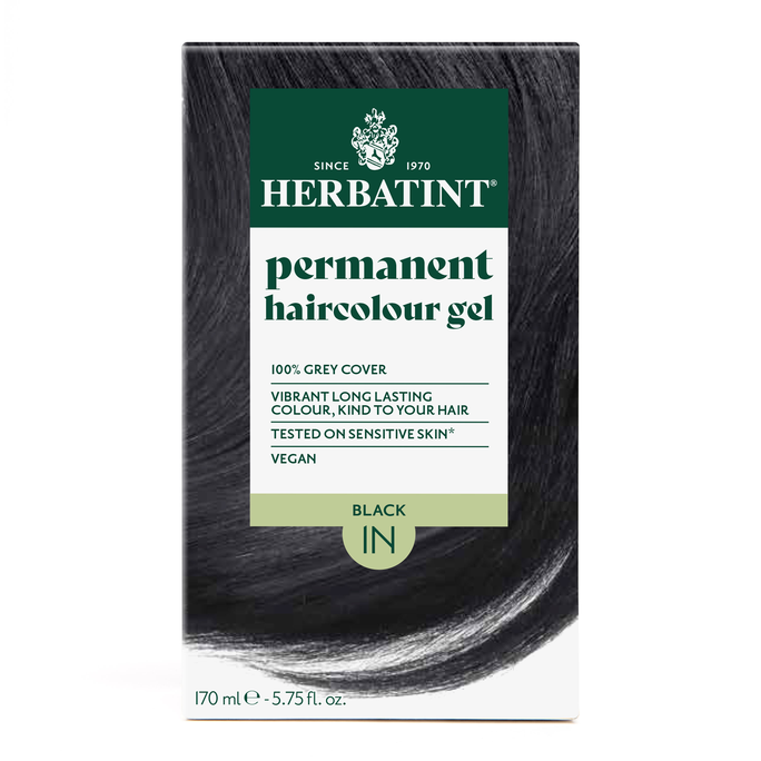 HERBATINT 1N Black matu krāsa, 170 ml - 2
