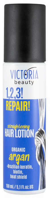 VICTORIA BEAUTY 1,2,3! Repair! taisnotājs bojātiem matiem matu veidošanas losjons, 150 ml - 1